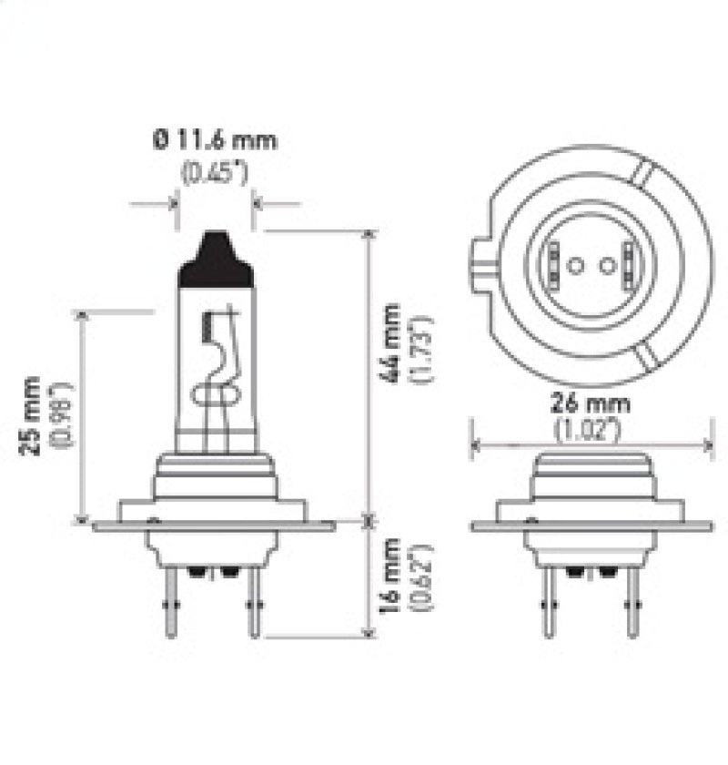 Hella Bulb H7 12V 55W PX26d T4.6 LONGLIFE-thumbmail-7