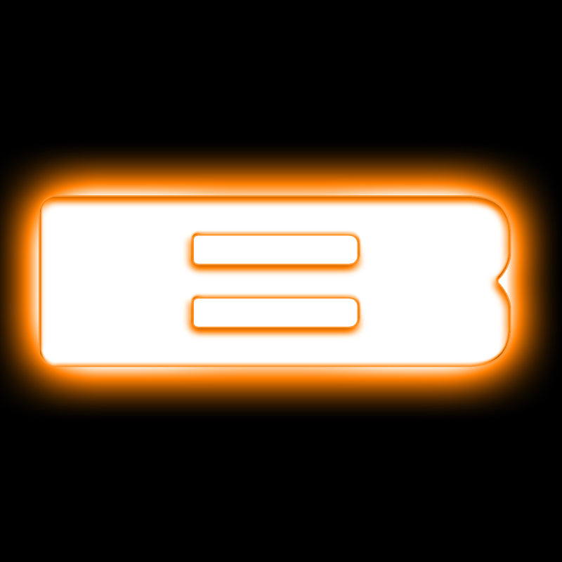 ORACLE Lighting Universal Illuminated LED Letter Badges - Matte White Surface Finish - B-thumbmail-1