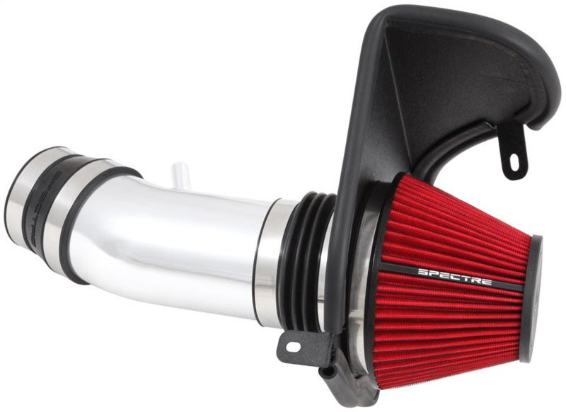 Spectre 11-14 Challenger/Charger V8-6.4L F/I Air Intake Kit - Polished w/Red Filter-thumbmail-2