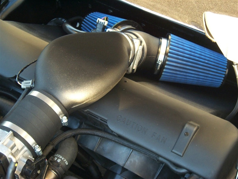 Volant 01-04 Chevrolet Corvette 5.7L Blue Recharger Pro5 Open Element Air Intake System-thumbmail-2