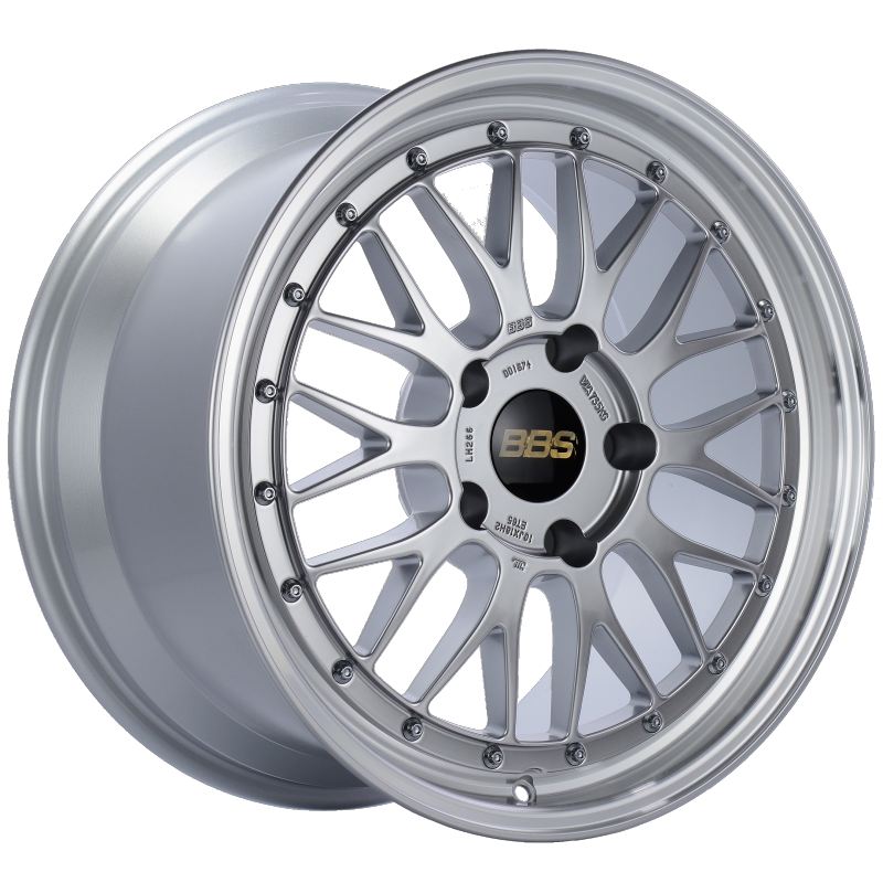BBS LM 18x10 5x130 ET65 CB71.6 Diamond Silver Center Diamond Cut Lip Wheel-thumbmail-2