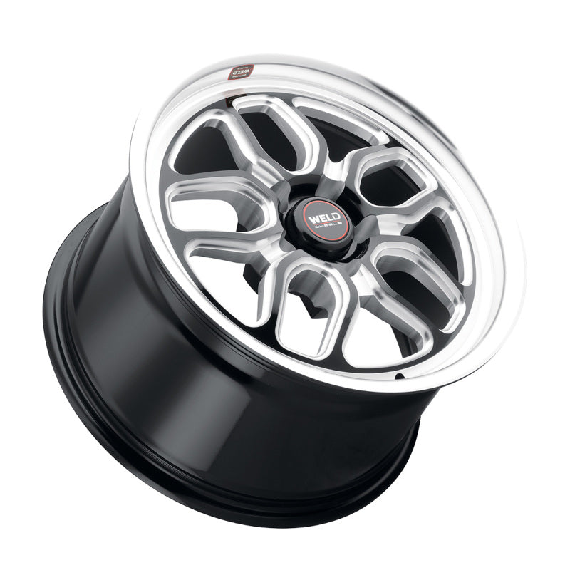 Weld S107 17X8 Laguna 5X127 ET00 BS4.50 Gloss Black MIL Dia 78.1-thumbmail-3
