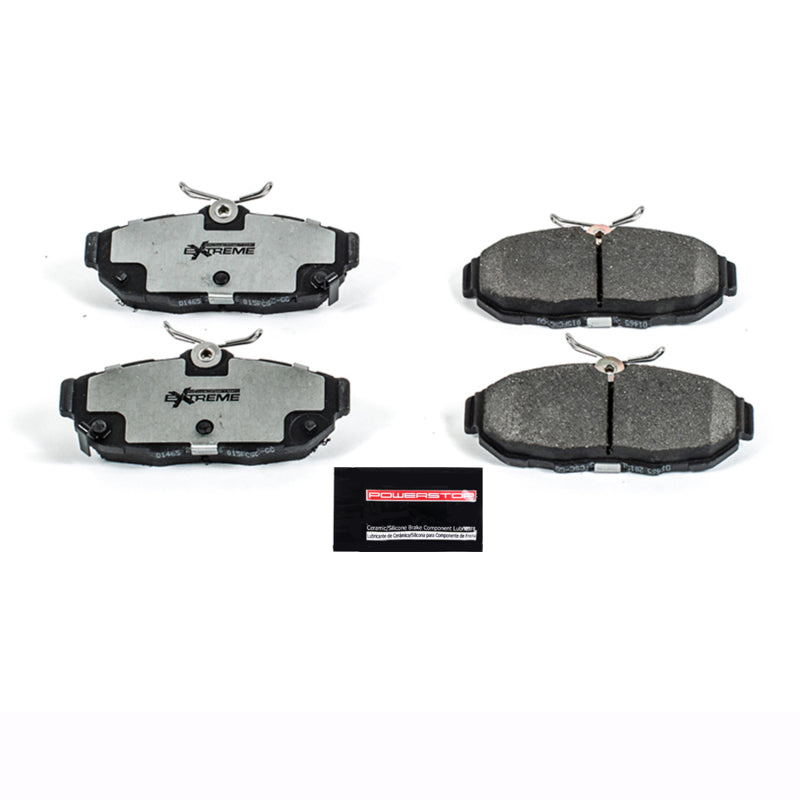 Power Stop 11-14 Ford Mustang Rear Z26 Extreme Street Brake Pads w/Hardware-thumbmail-2