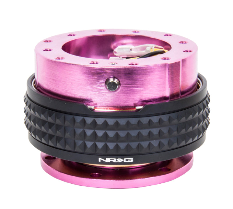 NRG Quick Release Kit - Pyramid Edition - Pink Body / Black Pyramid Ring-thumbmail-2