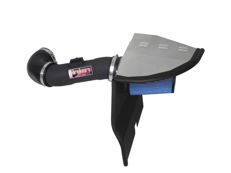 Injen 12-14 Chev Camaro SRI 3.6L V6 Wrinkle Black Short Ram Pwr-Flow Intake Sys w/MR Tech&Air Fusion-thumbmail-1