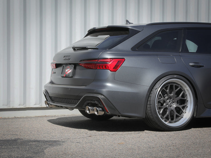 aFe 20-22 Audi RS6 Avant V8 4L(tt) MACH Force-Xp 3in to 2.5in 304 SS Cat-Back Exhaust w/Polished Tip-thumbmail-5