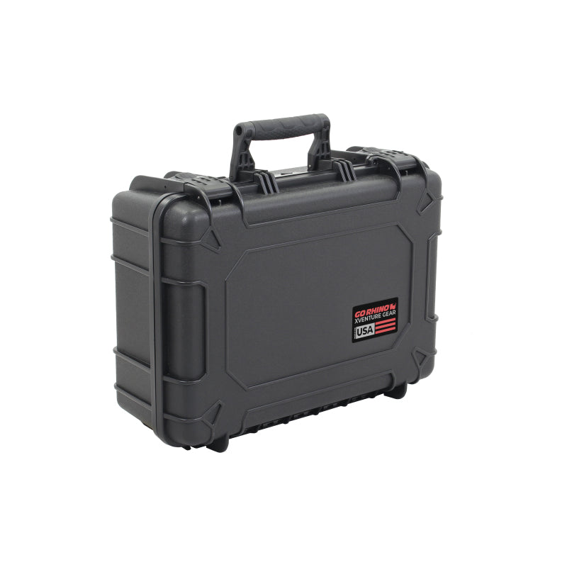 Go Rhino XVenture Gear Hard Case - Medium 18in. / Lockable / IP67 / Automatic Air Valve - Tex. Black-thumbmail-3