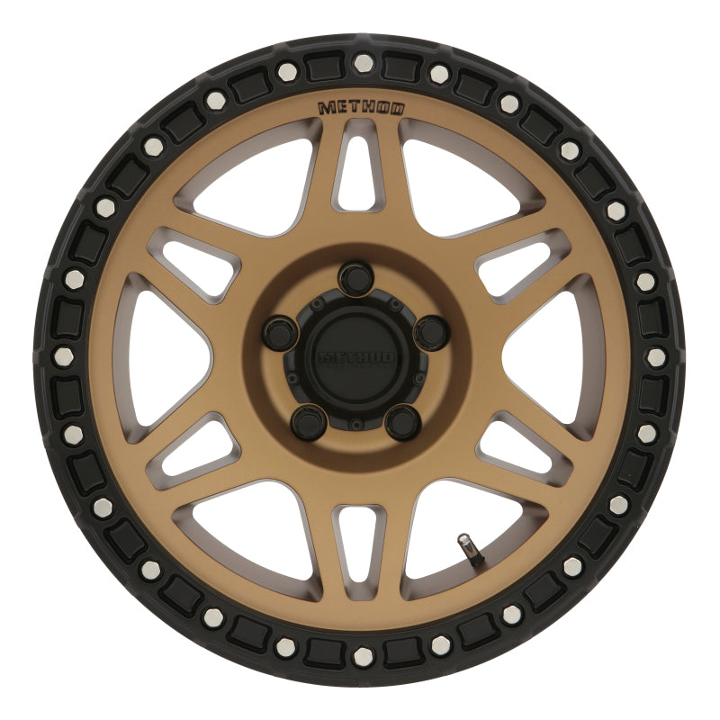 Method MR312 17x9 -12mm Offset 5x5 71.5mm CB Method Bronze/Black Street Loc Wheel-thumbmail-2