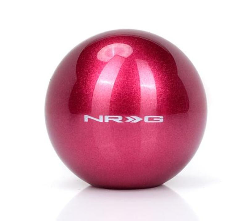 NRG Fushia Sparkly Painted Titanium Round Shifter Heavy Weight-thumbmail-1