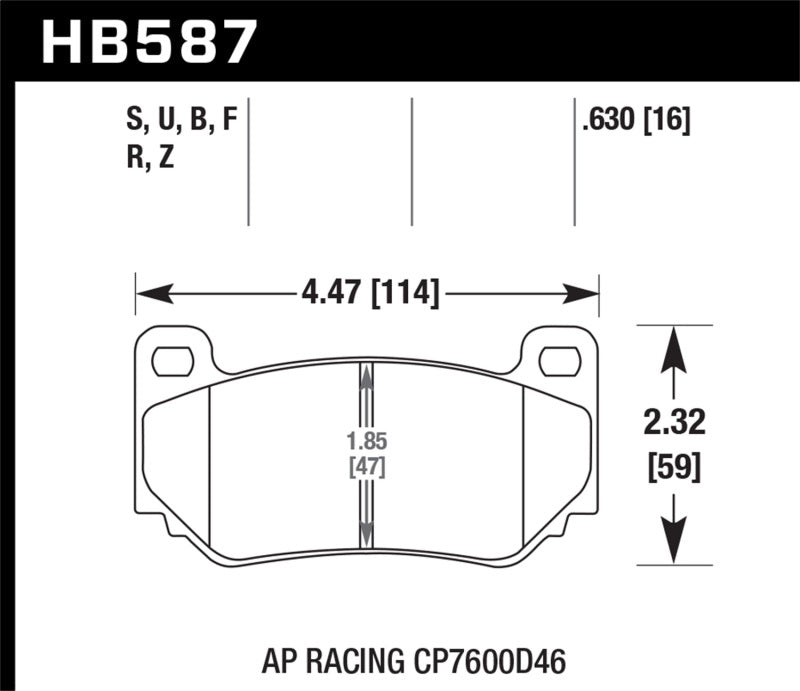 Hawk AP Racing CP7600 DTC-70 Race Brake Pads-thumbmail-8