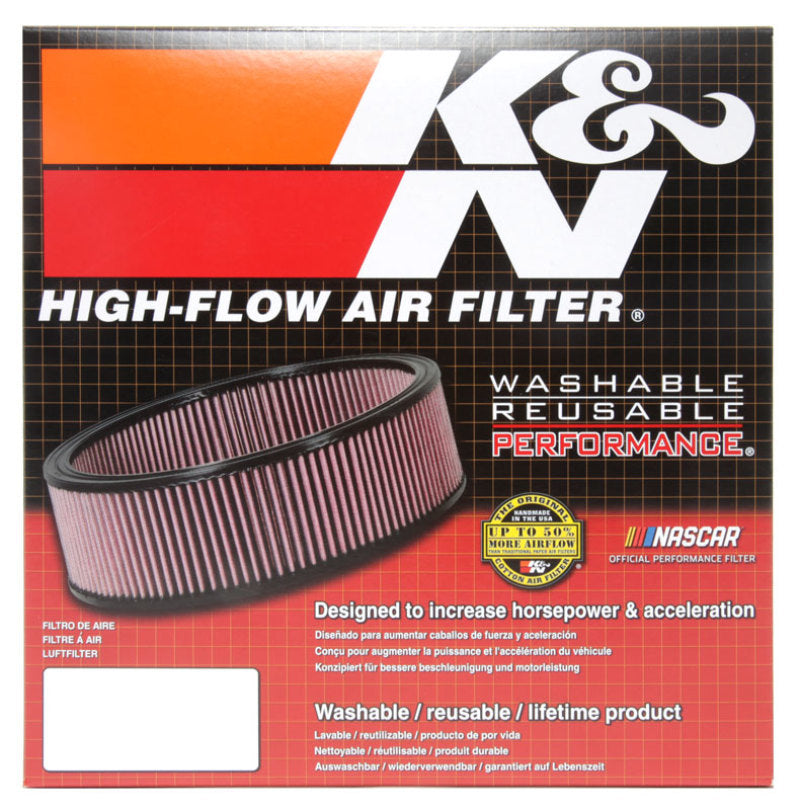 K&N Custom Air Filter Round 9in OD x 8in ID x 2.87in H-thumbmail-9