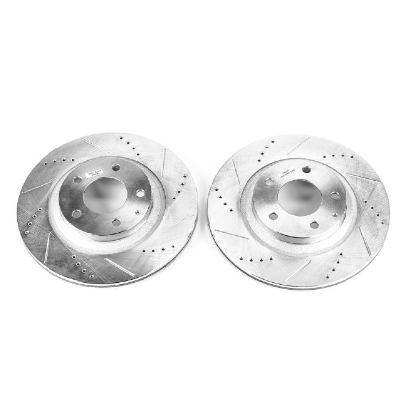 Power Stop 04-11 Mazda RX-8 Rear Evolution Drilled & Slotted Rotors - Pair-thumbmail-2