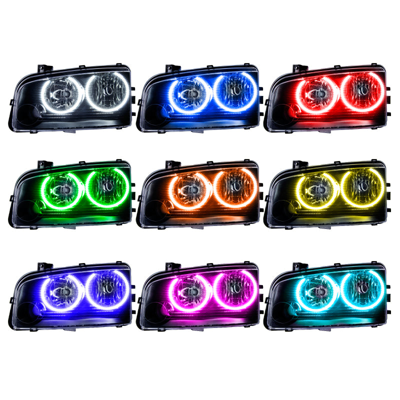 Oracle 05-10 Dodge Charger SMD HL (Non-HID) - ColorSHIFT w/ Simple Controller-thumbmail-8