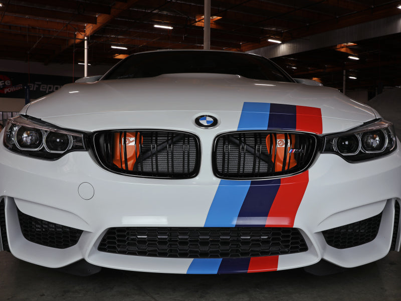 aFe Magnum FORCE Dynamic Air Scoop 15-18 BMW M3/15-20 M4 - Orange-thumbmail-3