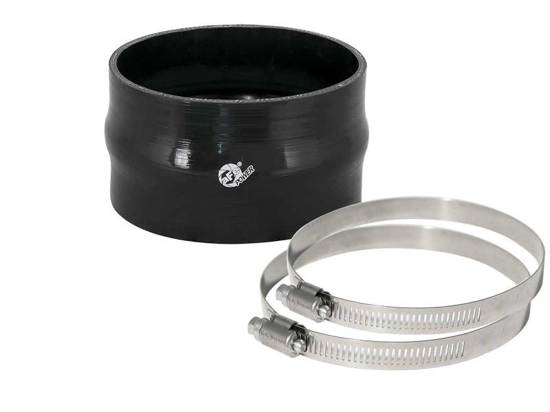 aFe Magnum FORCE Silicone Replacement Coupling Kit 5in ID x 3in Length Straight Coupler w/ Hump-thumbmail-1