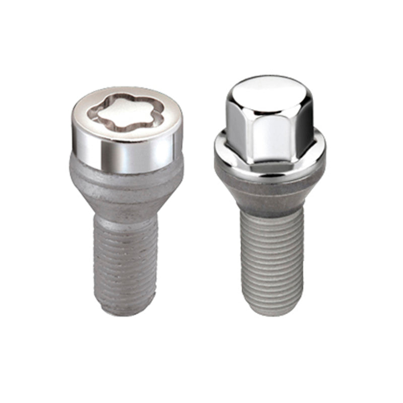 McGard 5 Lug Hex Install Kit w/Locks (Cone Seat Bolt) M12X1.25 / 17mm Hex / 25.6mm Shank L. - Chrome-thumbmail-4