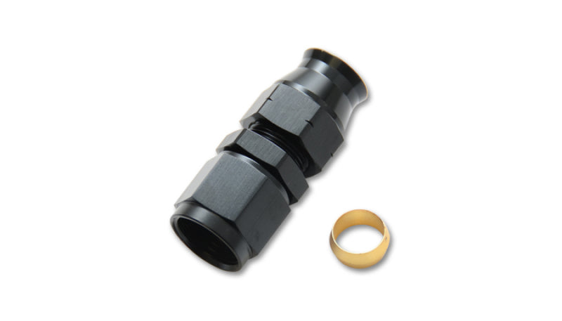 Vibrant -4AN Female to 1/4in Tube Adapter Fittings (w/ Brass Olive Insert)-thumbmail-1