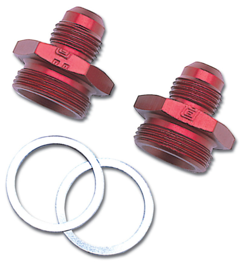 Russell Performance -6 AN Carb Adapter Fittings (2 pcs.) (Red)-thumbmail-7