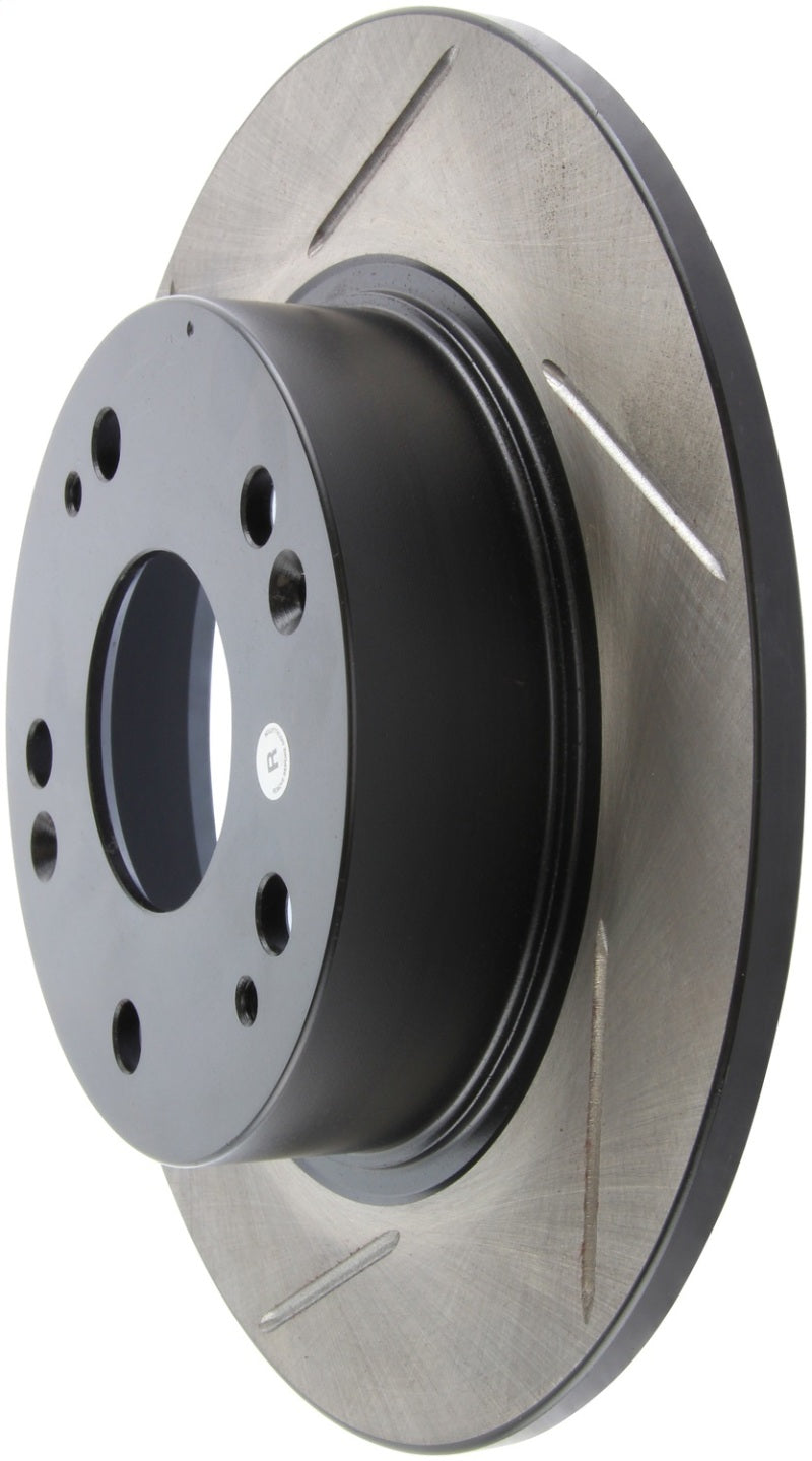 StopTech Power Slot 04-08 Acura TSX / 03-07 Honda Accord V6 Coupe Slotted Rear Right Rotor-thumbmail-6