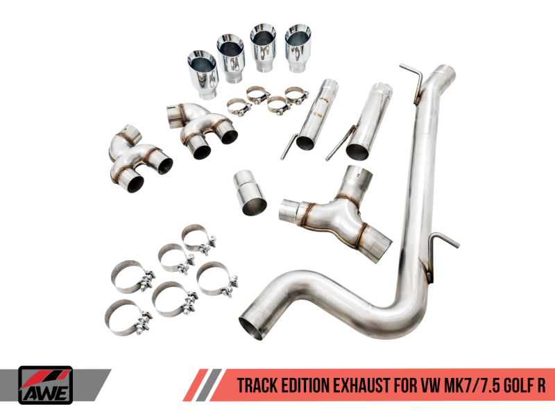 AWE Tuning Mk7 Golf R Track Edition Exhaust w/Chrome Silver Tips 102mm-thumbmail-10