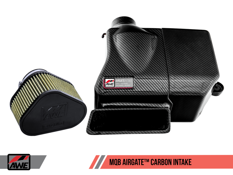 AWE Tuning Audi / Volkswagen MQB 1.8T/2.0T/Golf R Carbon Fiber AirGate Intake w/ Lid-thumbmail-17