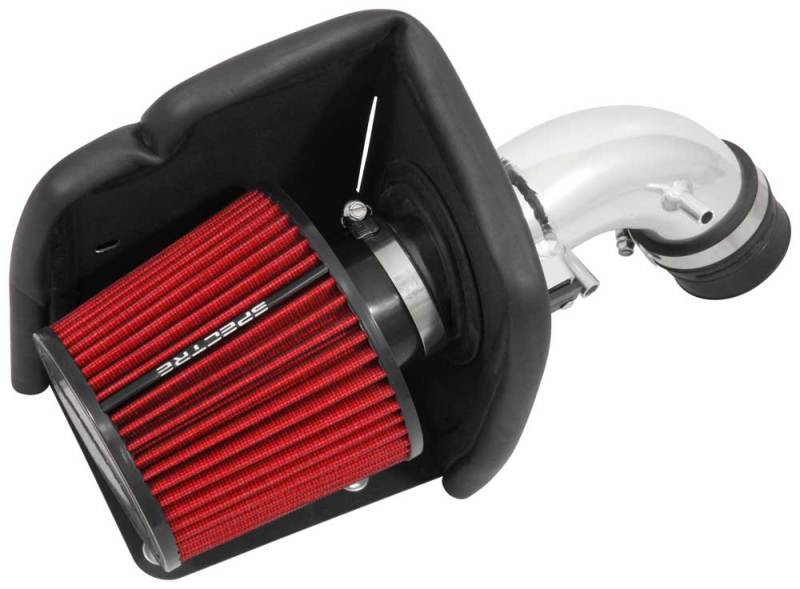 Spectre 08-16 Ford Fiesta 1.6L Air Intake Kit - Polished w/Red Filter-thumbmail-2