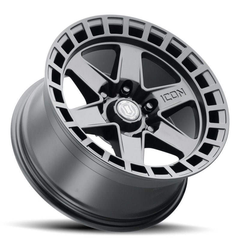 ICON Raider 17x8.5 6x120 0mm Offset 4.75in BS Satin Black Wheel-thumbmail-3