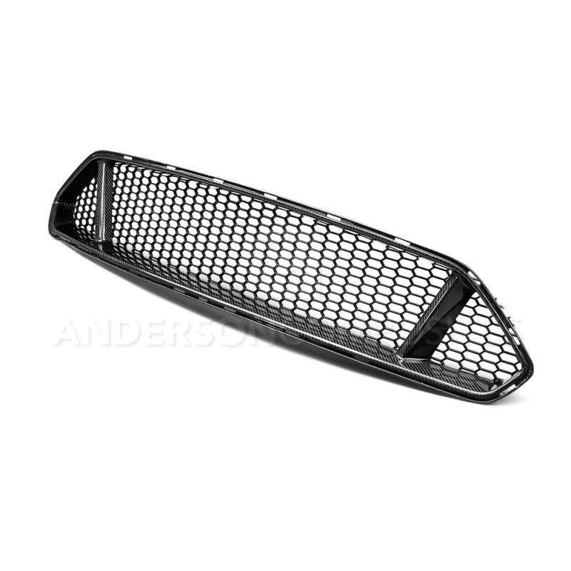 Anderson Composites 2018 Ford Mustang Type-GT Carbon Fiber Upper Grille-thumbmail-2