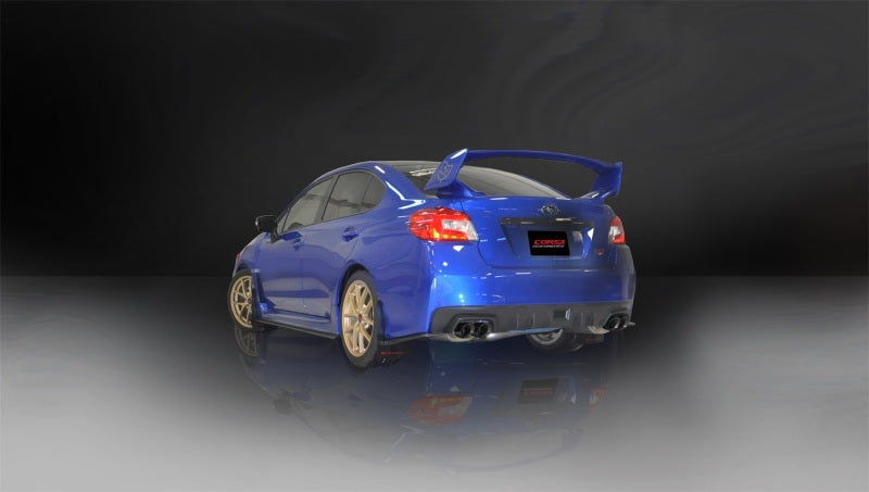 Corsa 2015 Subaru WRX Cat Back Exhaust, Black Quad 3.5in Tips *Sport*-thumbmail-3