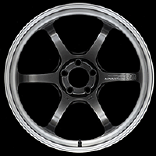 Advan R6 18x11.0 +30 5-114.3 Machining & Racing Hyper Black Wheel