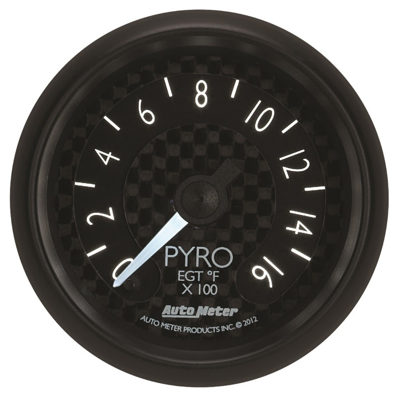Autometer GT Series 52mm Full Sweep Electronic 0-1600 Deg F EGT/Pyrometer Gauge-thumbmail-6