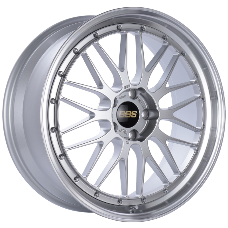 BBS LM 21x9 5x120 ET32 Diamond Silver Center Diamond Cut Lip Wheel -82mm PFS/Clip Required-thumbmail-2