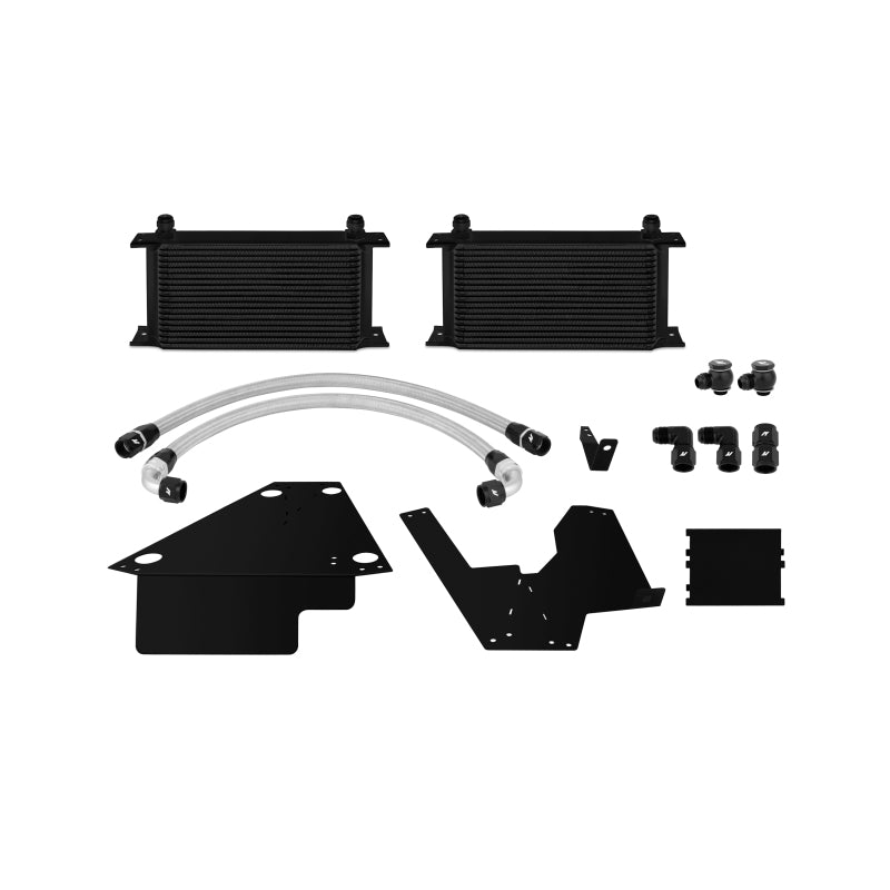 Mishimoto 08+ Mitsubishi Evolution X Black Oil Cooler Kit-thumbmail-2