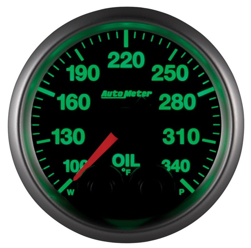 Autometer Elite 52mm 100-340 Deg F Oil Temp Peak & Warn w/ Electronic Control Gauge-thumbmail-8