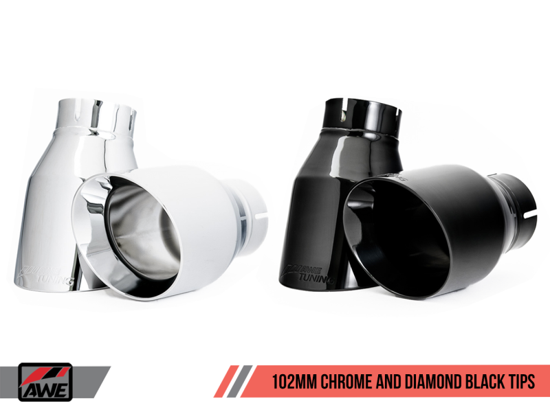 AWE Tuning Audi B9 S5 3.0T Touring Edition Exhaust - Black Diam Tips (102mm)-thumbmail-7