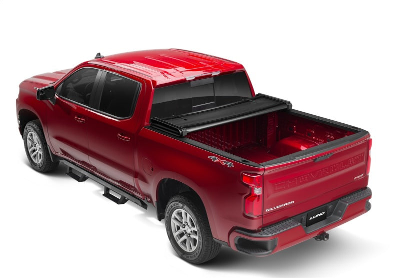 Lund 04-12 Chevy Colorado (5ft. Bed) Genesis Tri-Fold Tonneau Cover - Black-thumbmail-9