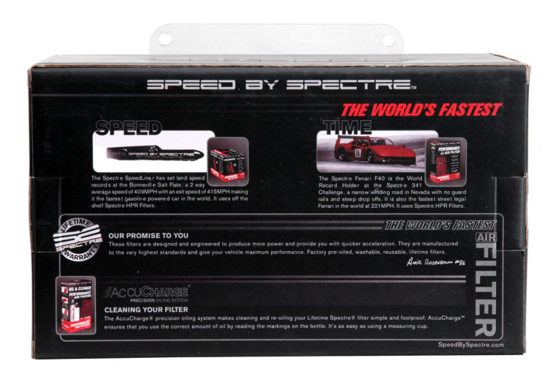 Spectre Adjustable Conical Air Filter 9-1/2in. Tall (Fits 3in. / 3-1/2in. / 4in. Tubes) - Black-thumbmail-21