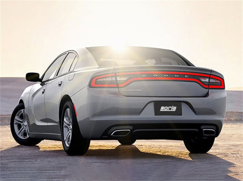 Borla 15-16 Dodge Charger 3.6L V6 ATAK Cat Back Exhaust (Uses Factory Valence)-thumbmail-4