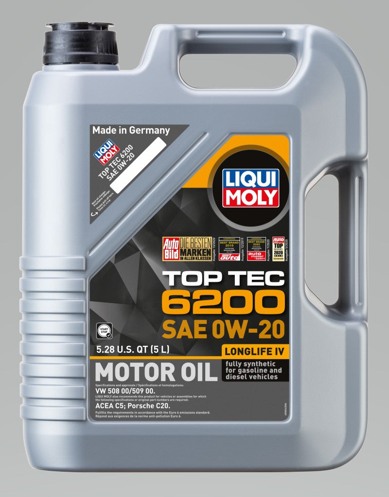 LIQUI MOLY 5L Top Tec 6200 Motor Oil 0W20-thumbmail-2