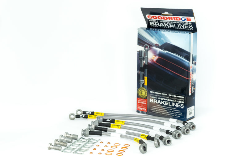 Goodridge 08-10 Chevy Cobalt SS Models w/ Brembo Calipers Stainless Steel Brake Lines Kit-thumbmail-2