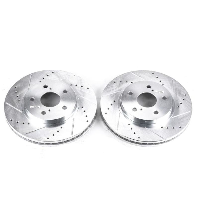 Power Stop 2002 Lexus ES300 Front Evolution Drilled & Slotted Rotors - Pair-thumbmail-2