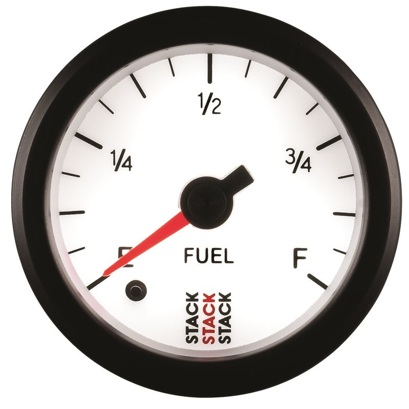 Autometer Stack 52mm 0-280 Ohm Programmable Pro Stepper Motor Fuel Level Gauge - White-thumbmail-5