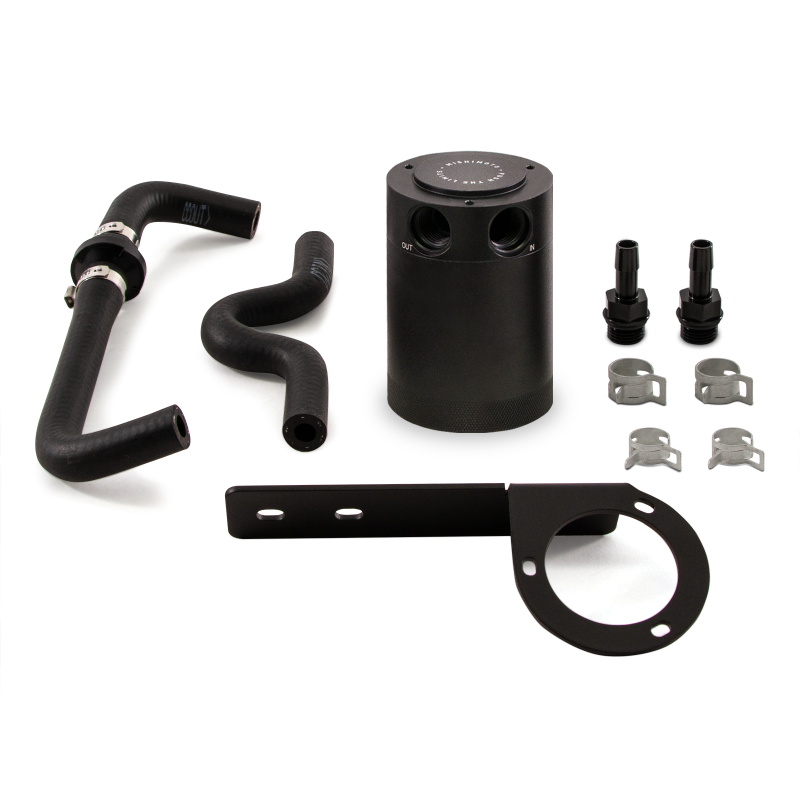 Mishimoto 2017+ Honda Civic Type R Baffled Oil Catch Can Kit - Black-thumbmail-5