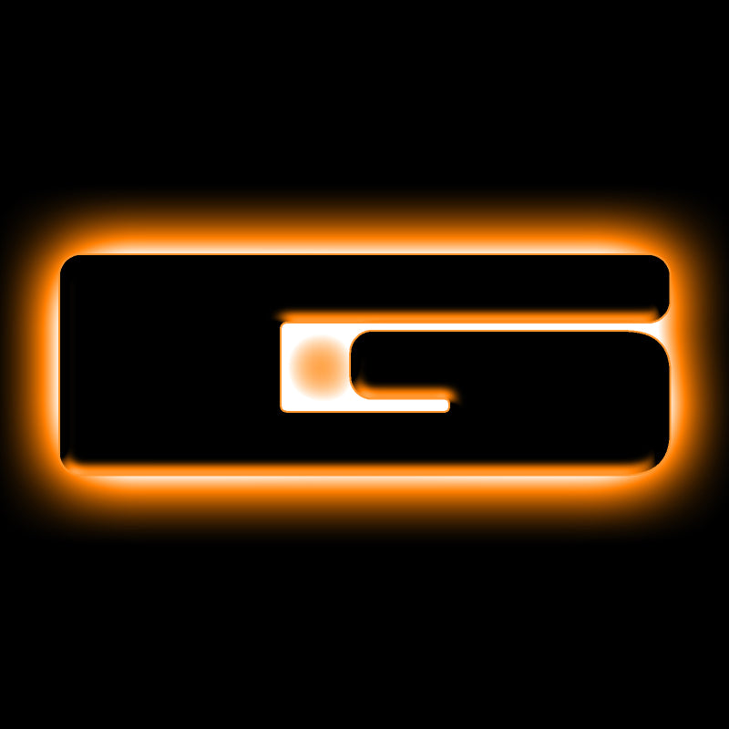 ORACLE Lighting Universal Illuminated LED Letter Badges - Matte Black Surface Finish - G-thumbmail-1