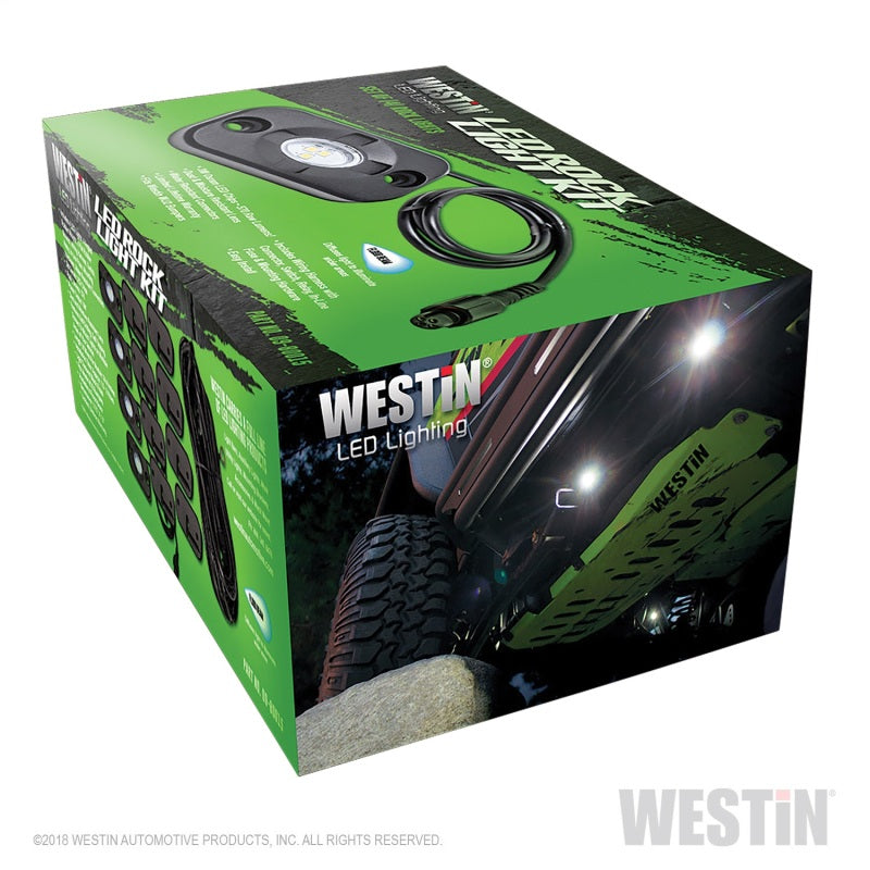 Westin Universal LED Rock Light Kit - 4 Lights - 14ft 9in Wiring Harness & Switch-thumbmail-17