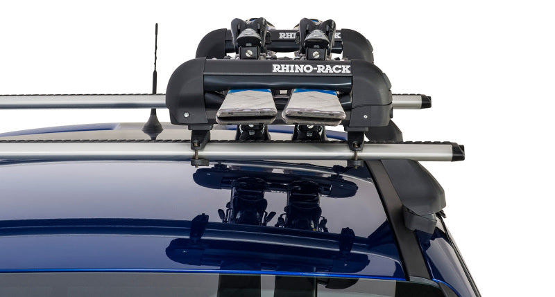 Rhino-Rack Universal Ski Carrier - Fits 2 Pairs of Skis - Black-thumbmail-8