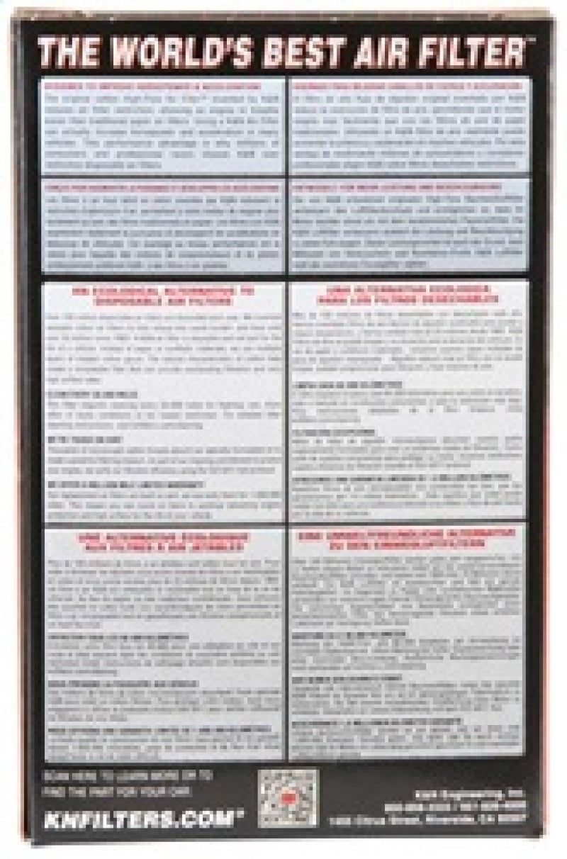 K&N Universal Chrome Filter 2.25in Flange / 3.5in Base / 2in Top / 4in Height - 2 Per Box-thumbmail-10