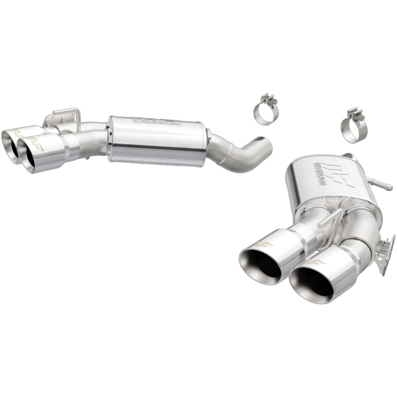 MagnaFlow 2016 Chevy Camaro 6.2L V8 Competition Axle Back w/ Quad Polished Tips-thumbmail-2