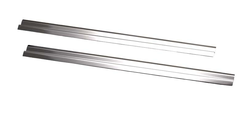 Kentrol 97-06 Jeep Wrangler TJ Entry Guards Pair - Polished Silver-thumbmail-1