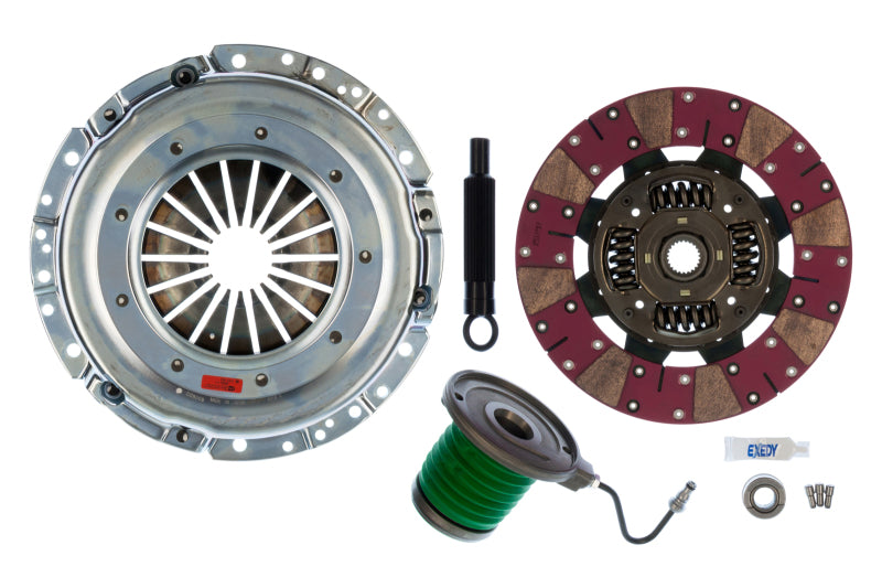 Exedy 2011-2016 Ford Mustang V8 Stage 2 Cerametallic Clutch Cushion Button Disc Inc Slave-thumbmail-2